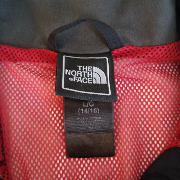 The North Face Outer Shell of the HyVent Black Full-Zip Jacket Youth 14/16 - Picture 9 of 16